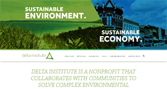 Desktop Screenshot of delta-institute.org