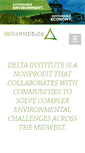 Mobile Screenshot of delta-institute.org